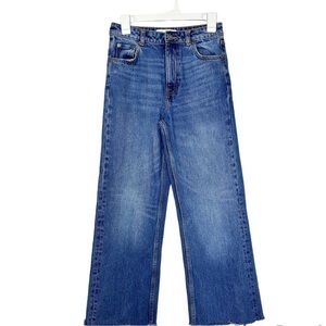 Zara high rise wide leg jeans size 2